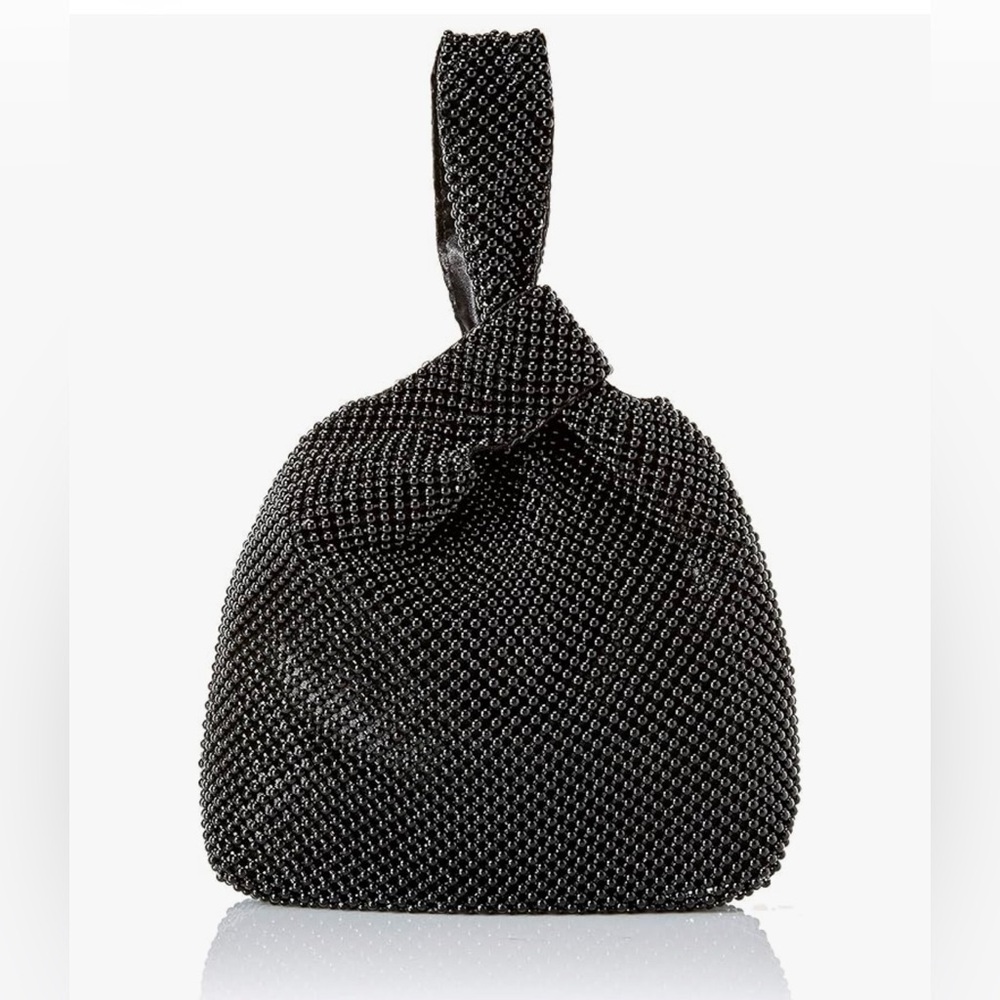 NWT Jessica McClintock Womens Logan Mesh Pouch Evening Bag